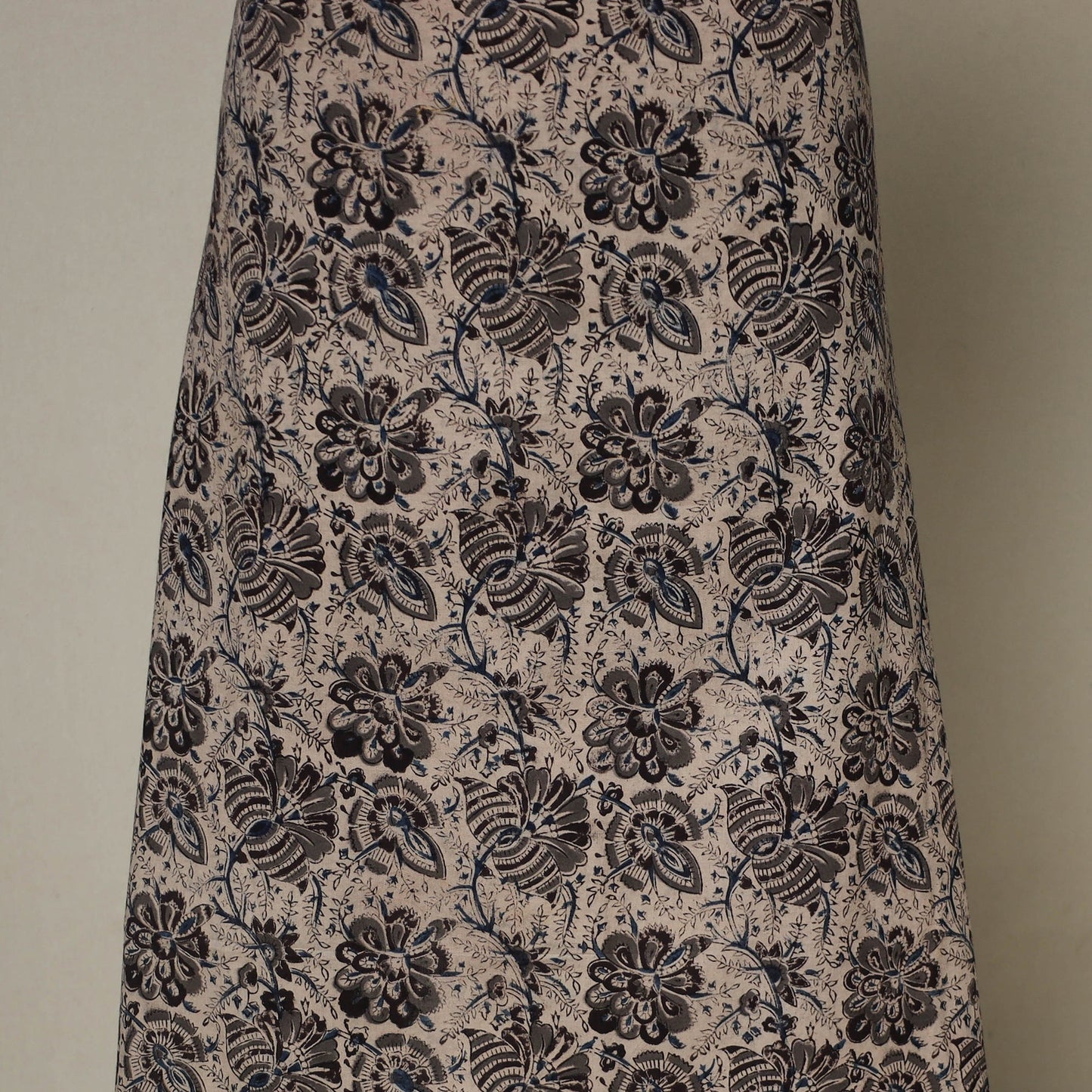 Beige - 2pc pedana cotton unstitched kalamkari dress