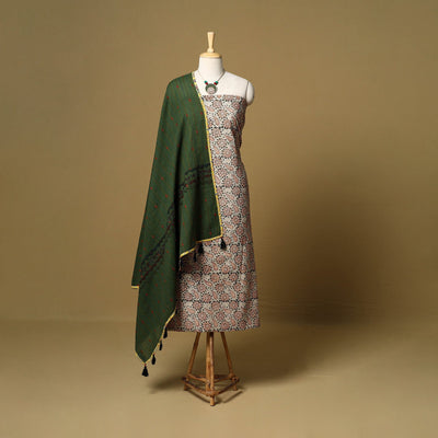 2pc pedana cotton unstitched kalamkari dress material