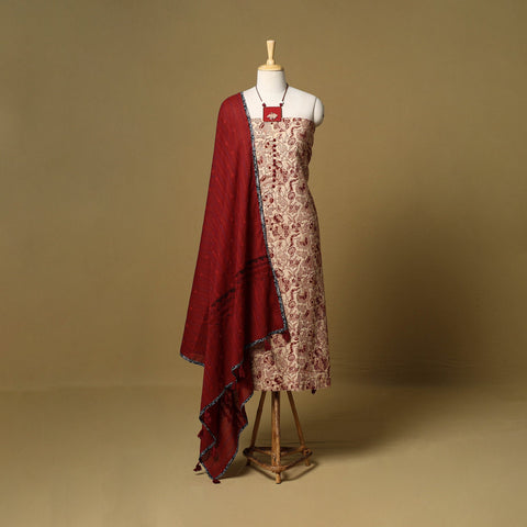 2pc pedana cotton unstitched kalamkari dress material