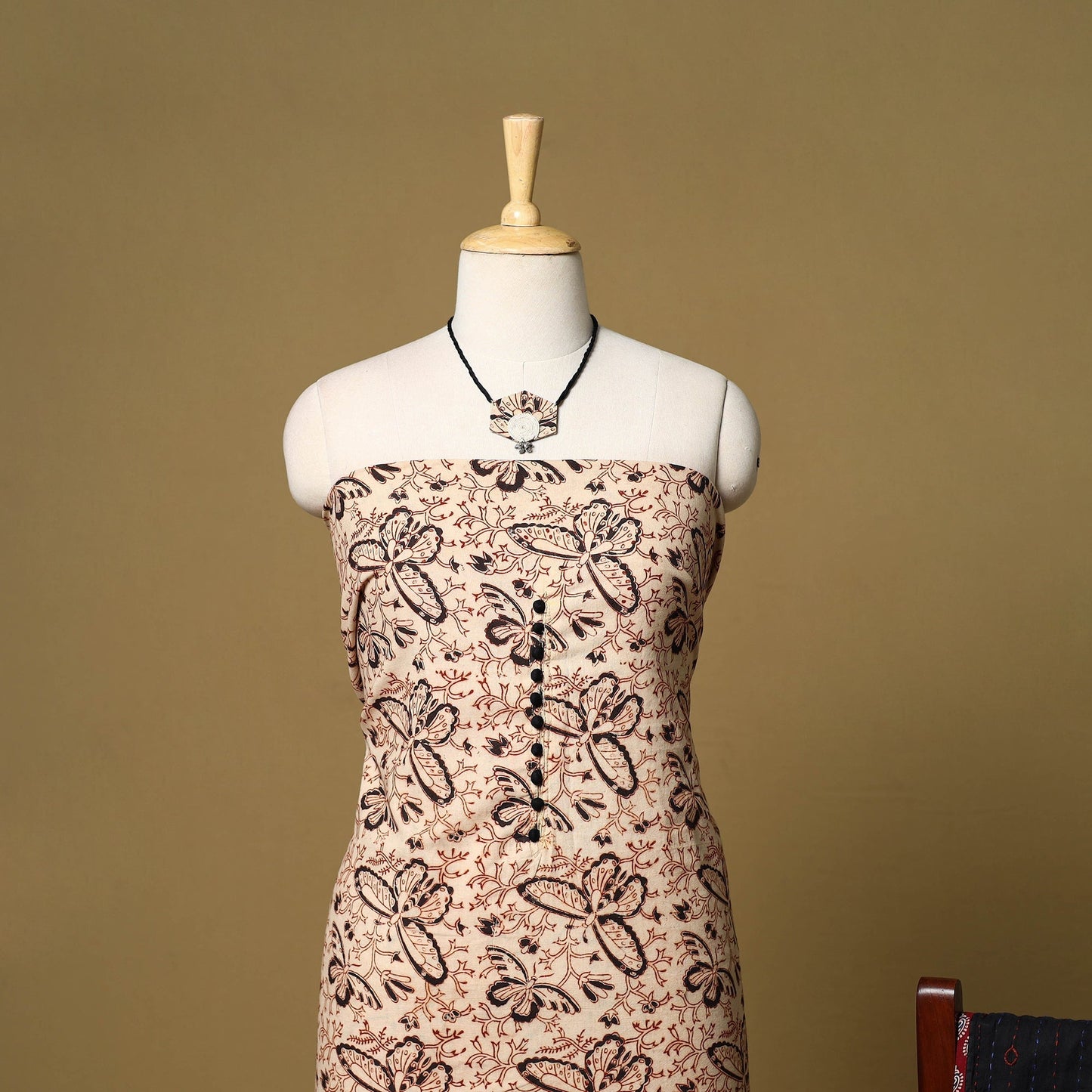 2pc pedana cotton unstitched kalamkari dress material