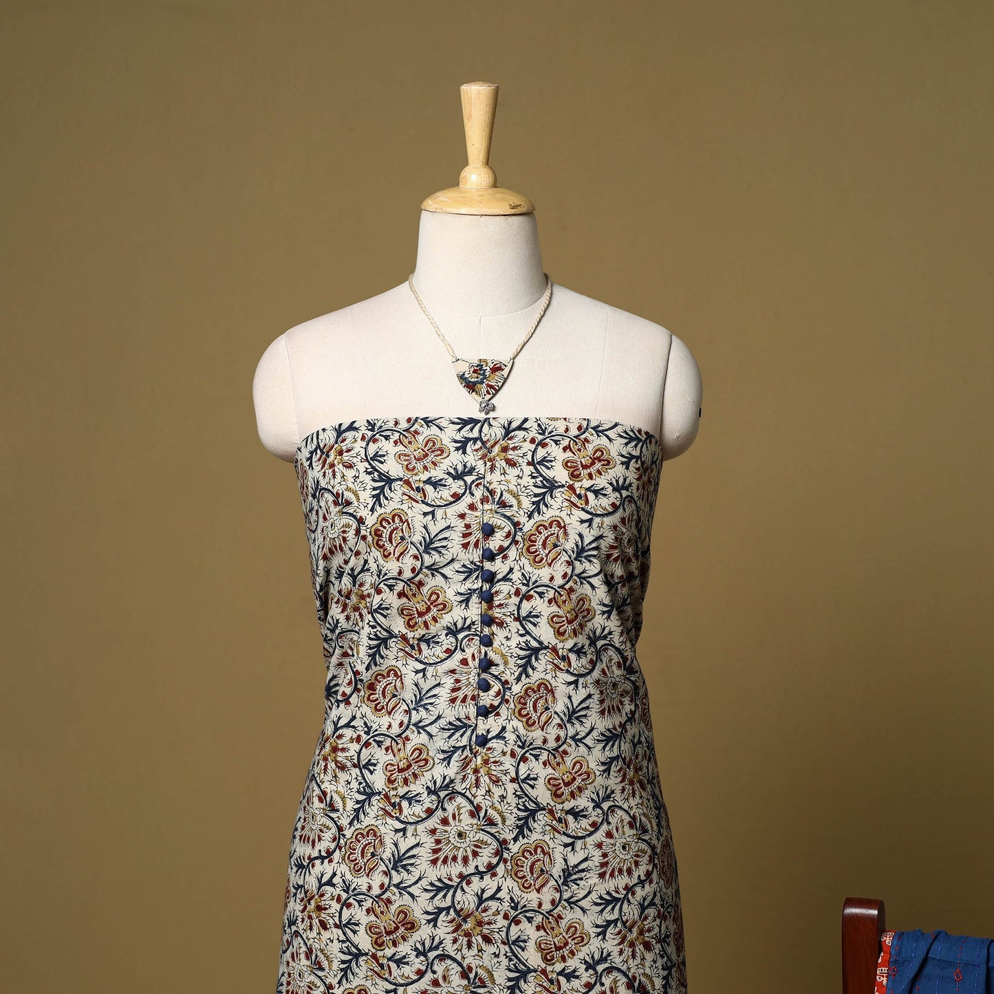 2pc pedana cotton unstitched kalamkari dress material