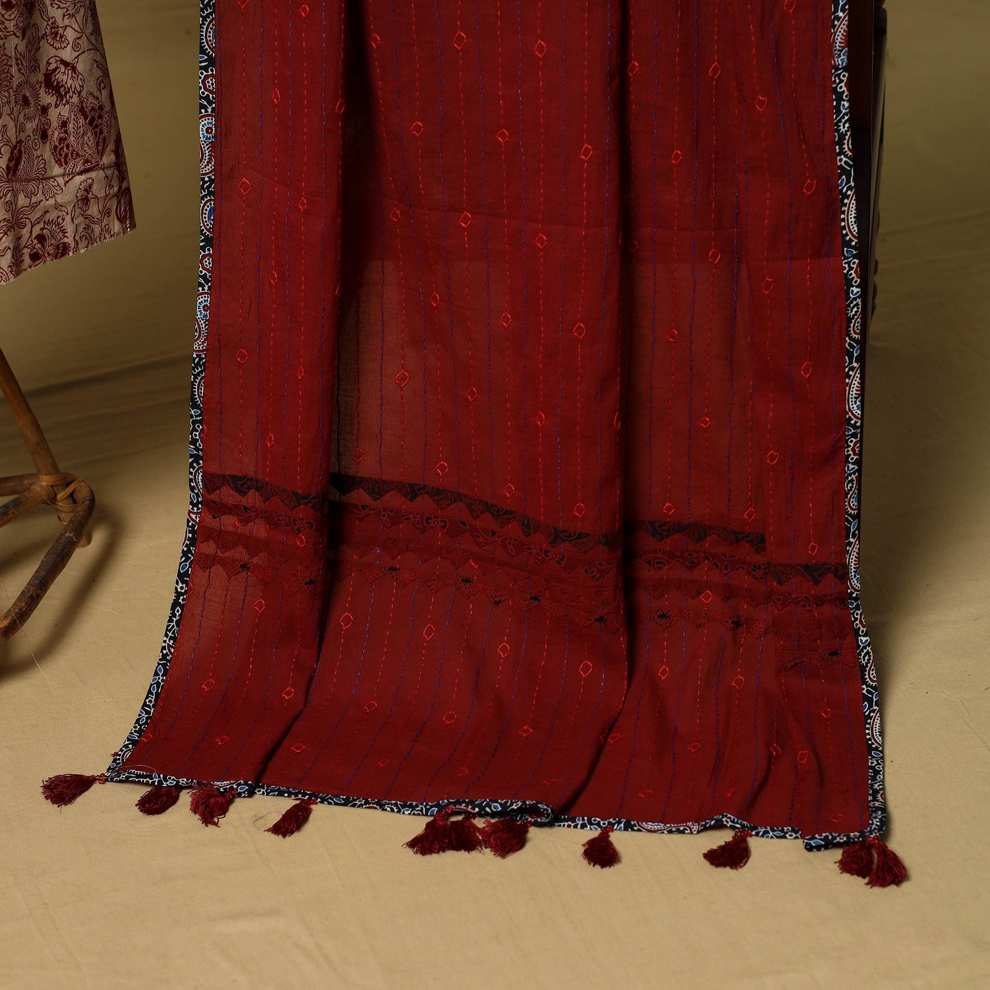 2pc pedana cotton unstitched kalamkari dress material