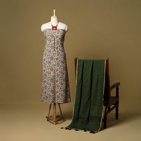 2pc pedana cotton unstitched kalamkari dress material