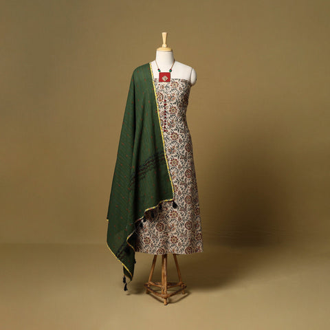 2pc pedana cotton unstitched kalamkari dress material