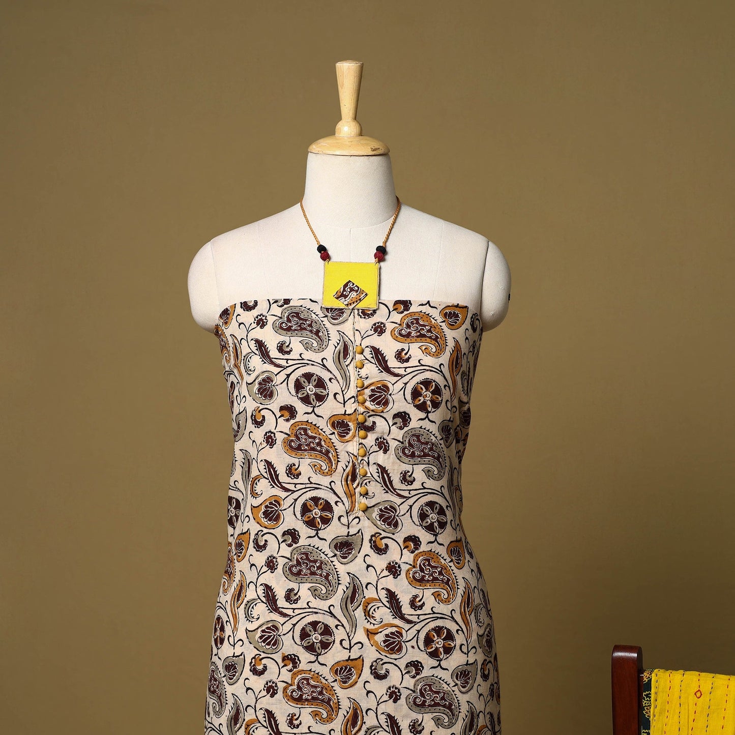 2pc pedana cotton unstitched kalamkari dress material