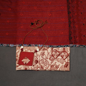 2pc pedana cotton unstitched kalamkari dress material