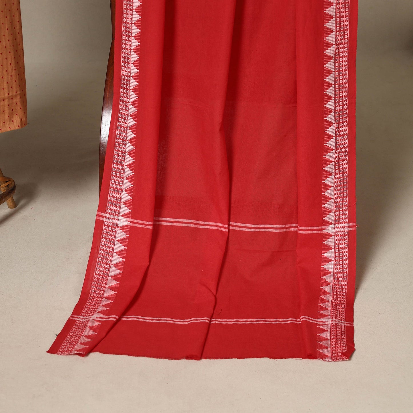 Beige - 2pc unstitched jacquard dress material