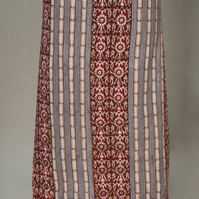 Beige - 3pc cotton unstitched bagh dress material 12