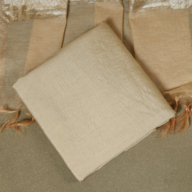 2pc Cotton x Viscose Zari Banarasi Dress Material 