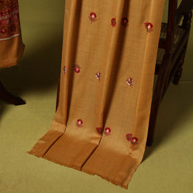 3pc embroidered merino wool unstitched dress material 63