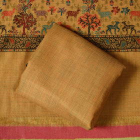 3pc jacquard weave merino wool unstitched dress material 34