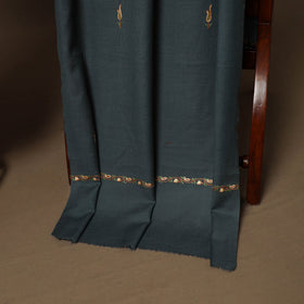 Beige - 3pc kashmiri merino wool unstitched heavy sozni