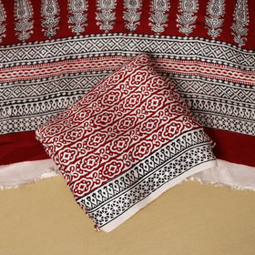 Beige - 3pc modal silk unstitched bagh dress material 25