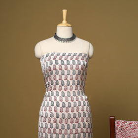 Beige - 3pc modal silk unstitched bagh dress material 25