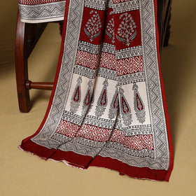 Beige - 3pc modal silk unstitched bagh dress material 26