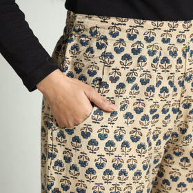 Buy Ajrakh Block Printed Cotton Elasticated Palazzo Online at iTokri.com