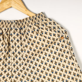  Ajrakh Block Printed Cotton Unisex Boxer/Shorts 