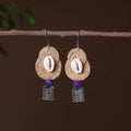 Beige - anaya german silver jute jhumki earrings