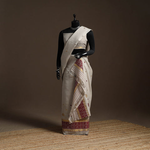 Assam handloom silk cotton mekhela chador with blouse piece