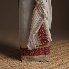 Assam handloom silk cotton mekhela chador with blouse piece