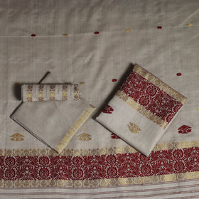 Assam handloom silk cotton mekhela chador with blouse piece