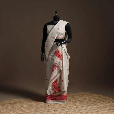 Assam handloom silk cotton mekhela chador with blouse piece