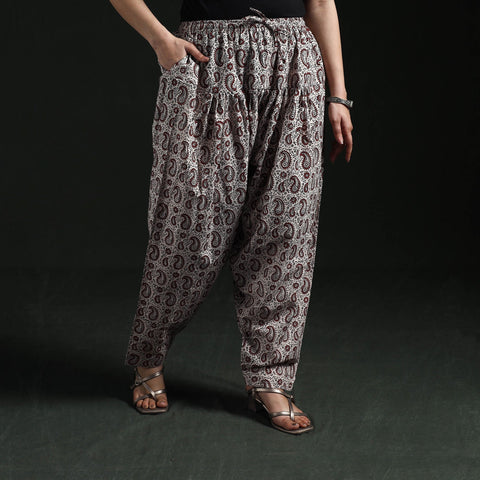 Bagh hand block print natural dyed cotton salwar 09