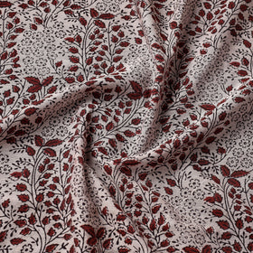 Buy Bagh Hand Block Printed Chanderi Silk Handloom Fabric Online at iTokri.com