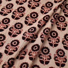 Multicolor Bagh Hand Block Print Natural Dye Stripe Cotton Fabric