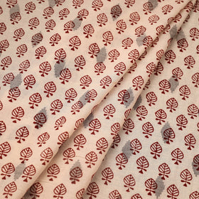 Multicolor Bagh Hand Block Print Natural Dye Stripe Cotton Fabric