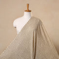 Beige Bagh Hand Block Print Natural Dyed Cotton Fabric