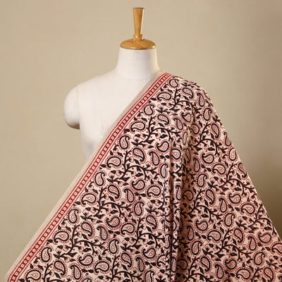 Multicolor Bagh Hand Block Print Natural Dyed Cotton Fabric