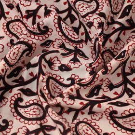Multicolor Bagh Hand Block Print Natural Dyed Cotton Fabric