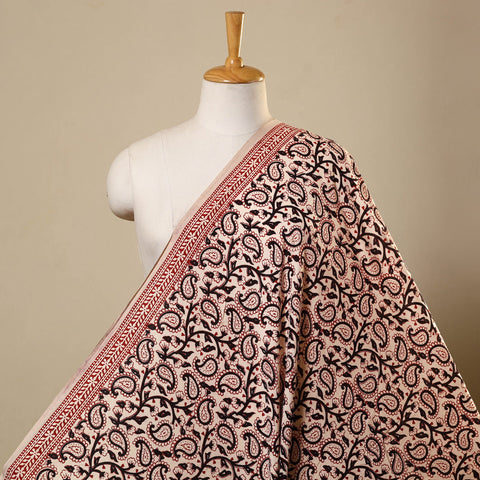 Multicolor Bagh Hand Block Print Natural Dyed Cotton Fabric