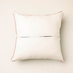 Beige Bagh Hand Block Printed Pure Cotton Cushion Cover 