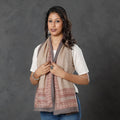  Bagh Block Printed Natural Dyed Woolen Muffler (61 in) 