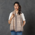  Bagh Block Printed Natural Dyed Woolen Muffler (61 in) 