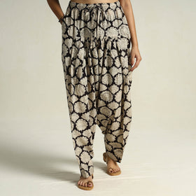 Buy Bagru Block Printed Cotton Elasticated Salwar 14 Online at iTokri.com
