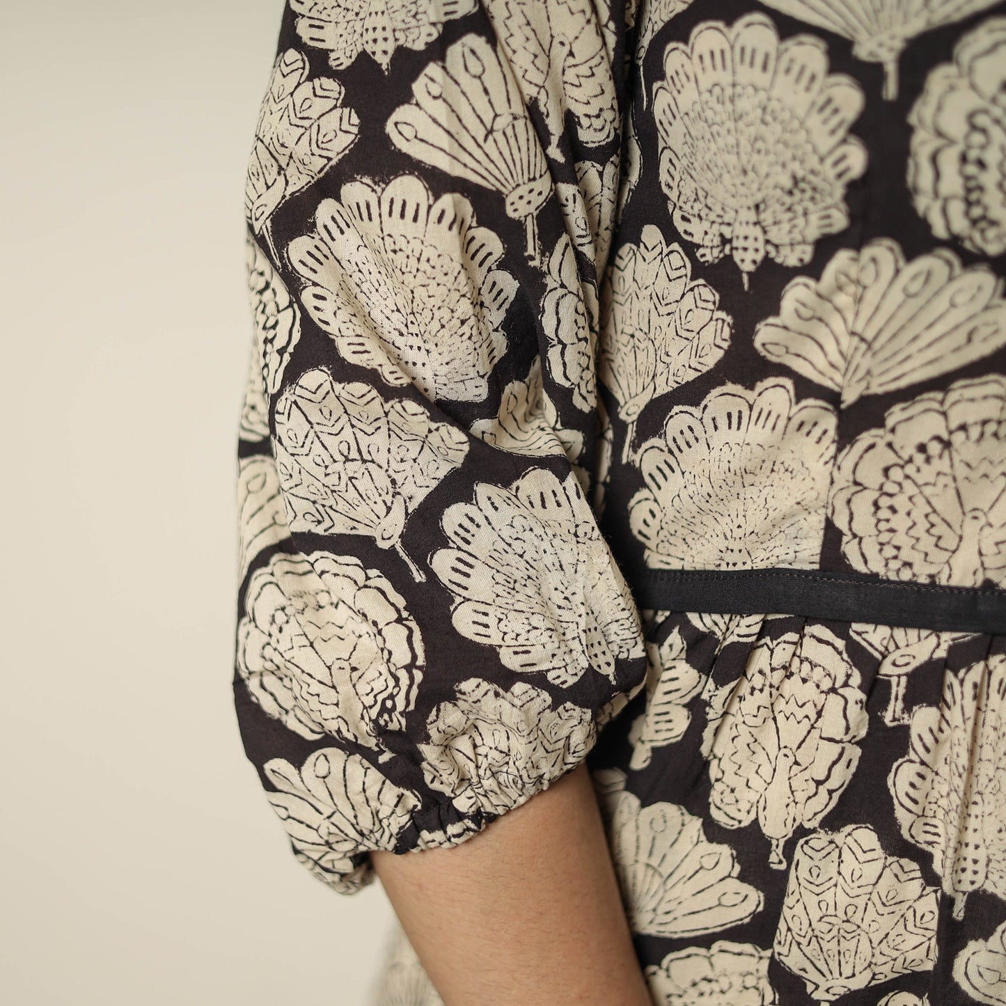 Buy Bagru Block Printed Cotton Flared Dress 16 Online at iTokri.com