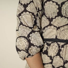 Buy Bagru Block Printed Cotton Flared Dress 16 Online at iTokri.com