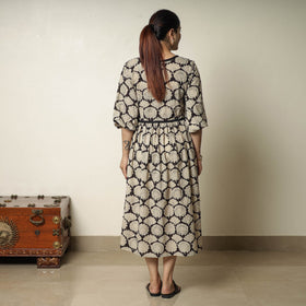 Buy Bagru Block Printed Cotton Flared Dress 16 Online at iTokri.com