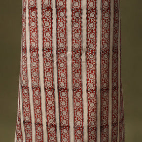 Beige - bagru cotton unstitched kurta material (2.55m) 58