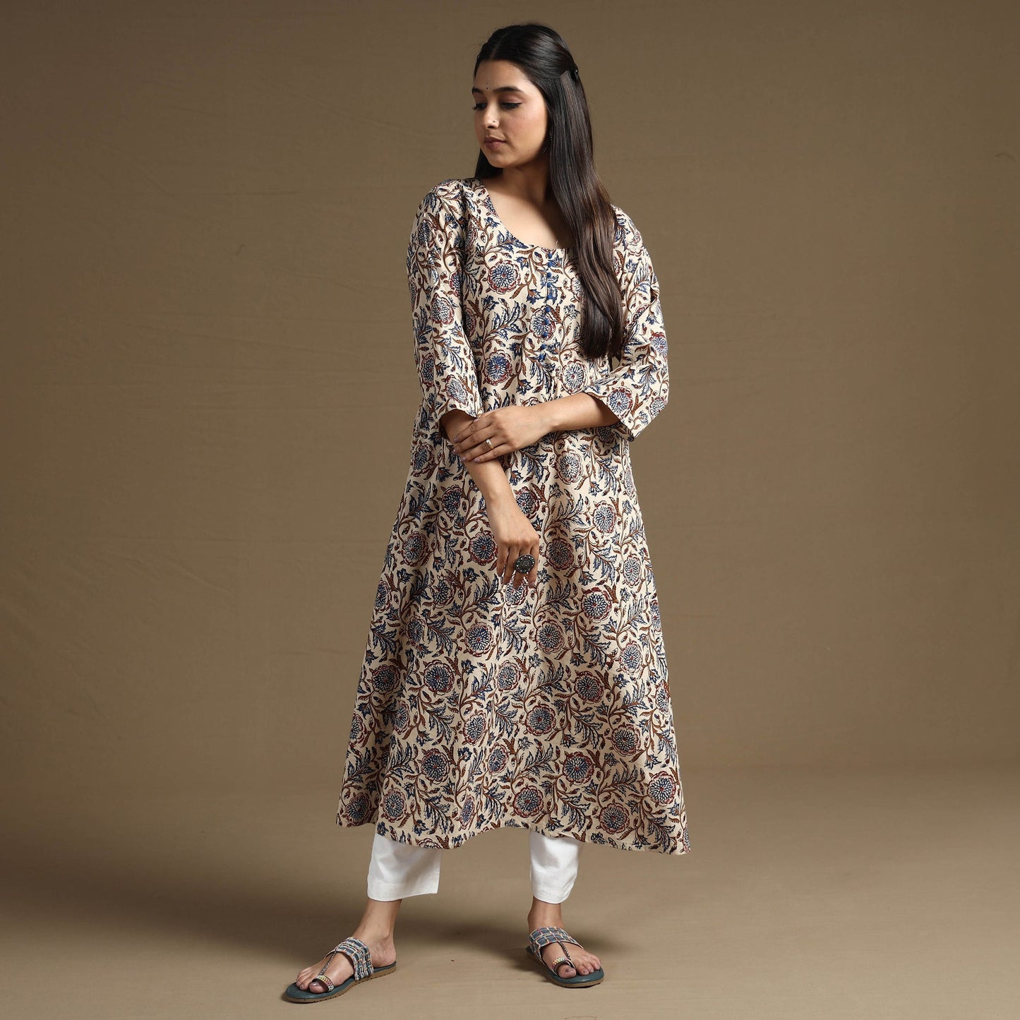 bagru print kurta