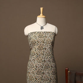 Bagru kalamkari hand natural dyed cotton 2pc unstitched