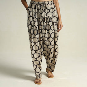 Buy Bagru Block Printed Cotton Elasticated Salwar 14 Online at iTokri.com