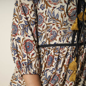  Bagru Block Printed Cotton Flared Dress 18 