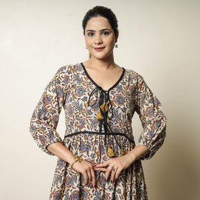  Bagru Block Printed Cotton Flared Dress 18 