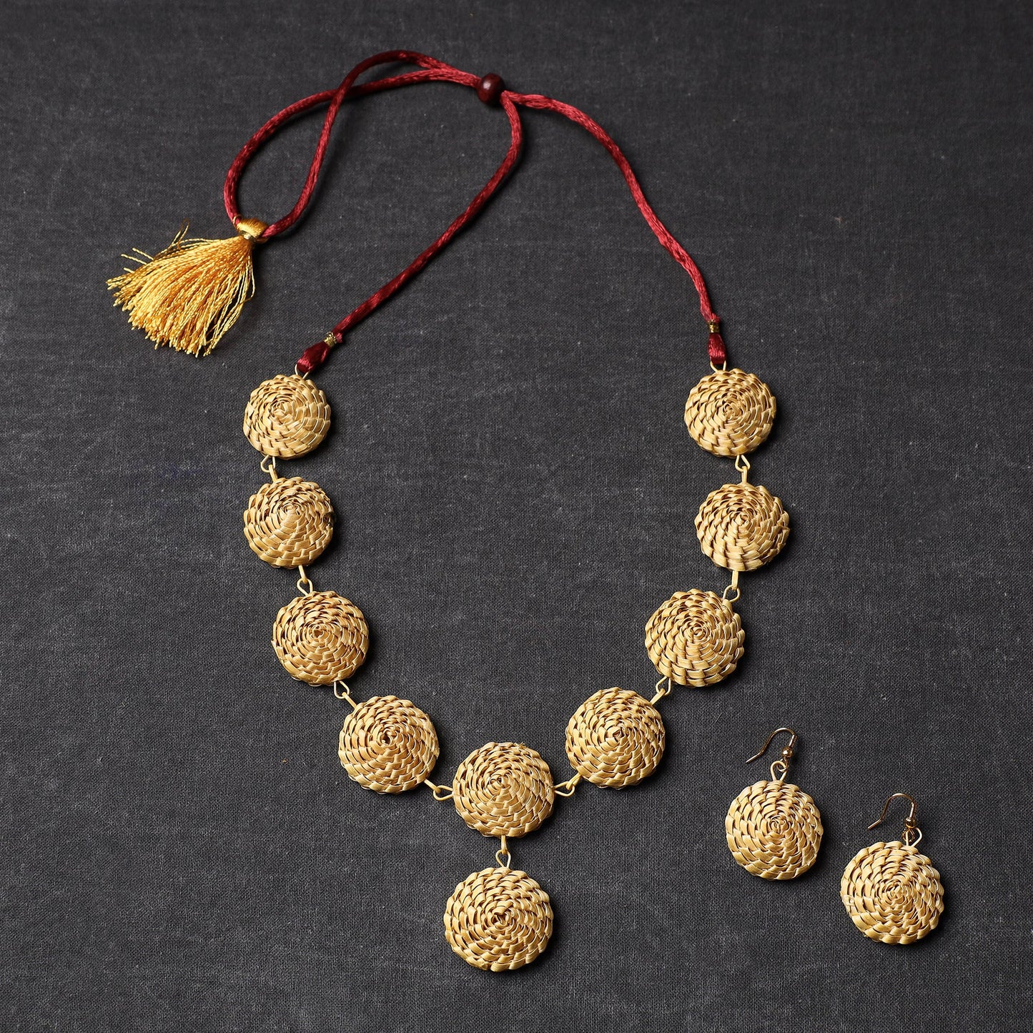 bamboo necklace set