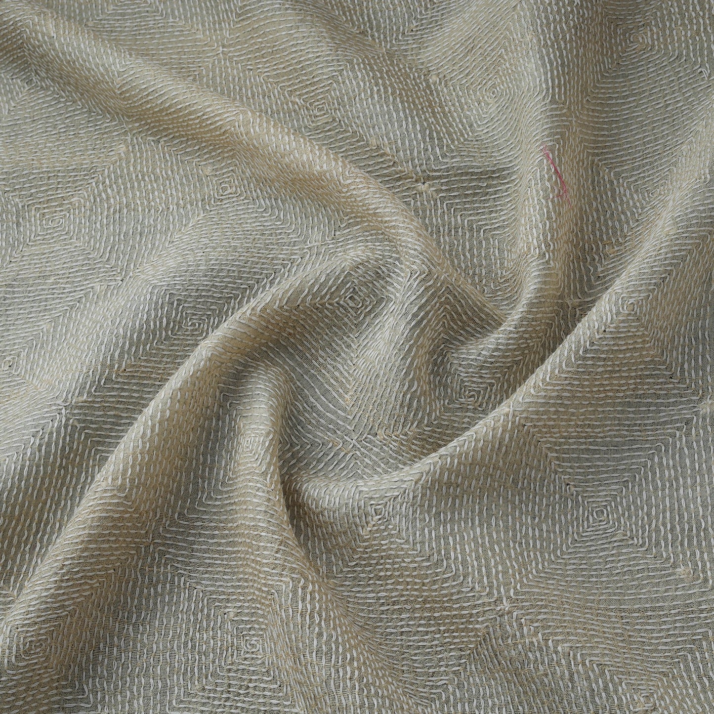 Bengal hand embroidery pure tussar silk handloom kantha