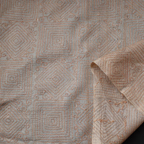 Bengal hand embroidery pure tussar silk handloom kantha